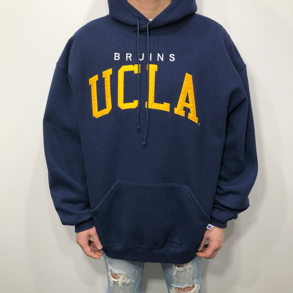 Vintage Russell Fleeced Hoodie California Los Angeles Uni Bruins USA (XL)