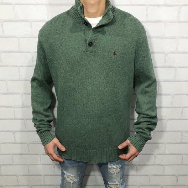 Polo Ralph Lauren Knit Button Pullover (M)