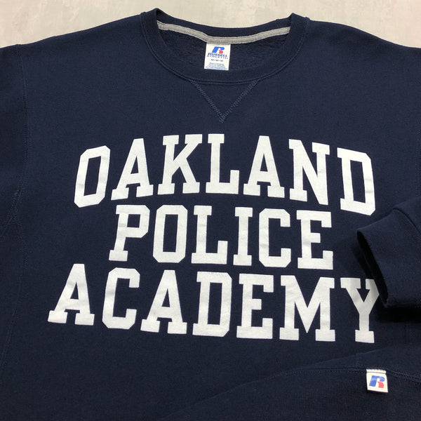 Russell Fleeced Sweatshirt Oakland Police Academy Michigan (L)